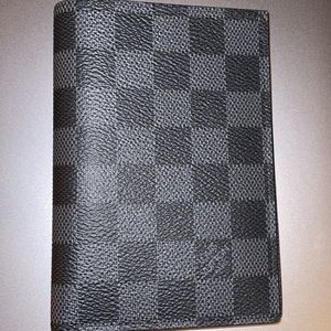 Louis Vuitton Graphite Passport Cover
